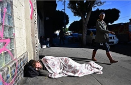 Hàng chục nghìn người vô gia cư trên đường phố Los Angeles 
