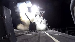 Mỹ đánh chặn tên lửa và máy bay không người lái đe dọa an ninh Biển Đỏ 