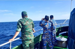 Phối hợp tìm kiếm ngư dân Bình Thuận mất tích trên biển