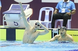 SEA Games 32: Phạm Thanh Bảo phá kỷ lục SEA Games nội dung 100m ếch nam