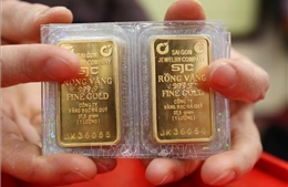 Giá vàng miếng SJC ổn định dù giá vàng thế giới tăng