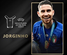 Jorginho giành giải Cầu thủ hay nhất của UEFA