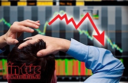 Sáng 13/3, hàng loạt cổ phiếu giảm sàn khiến VN-Index lao dốc