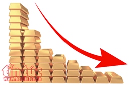 Giá vàng châu Á xuống mức thấp nhất trong 1 tuần 