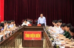 Đoàn Tiểu ban Văn kiện Đại hội XIII của Đảng làm việc tại tỉnh Điện Biên