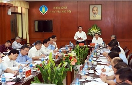 Đoàn Tiểu ban Văn kiện Đại hội XIII làm việc với Ban cán sự đảng Bộ Nông nghiệp và Phát triển nông thôn