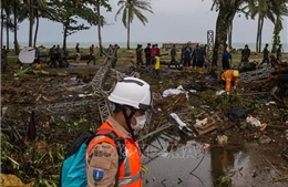 583 người thiệt mạng, mất tích sau thảm họa sóng thần tại Indonesia