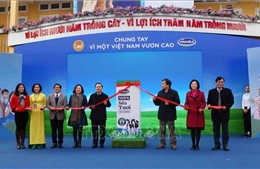 Khoảng 1,2 triệu học sinh ở Hà Nội thụ hưởng Đề án Chương trình Sữa học đường
