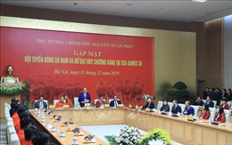 Thủ tướng Nguyễn Xuân Phúc gặp mặt hai đội tuyển bóng đá vô địch SEA Games 30