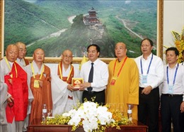 Vesak 2019: Trưởng ban Tôn giáo Chính phủ tiếp Đoàn Phật giáo Hàn Quốc và gặp mặt kiều bào 