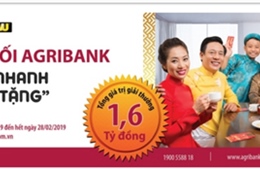 “Mùa kiều hối Agribank 2019,  Nhận tiền nhanh - Nhiều quà tặng”