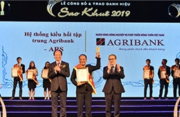 Agribank được vinh danh Giải thưởng Sao Khuê 2019