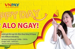 HDBank triển khai chương trình "HAPPY DAY – NẠP ALO NGAY”