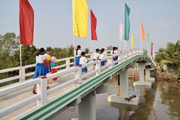 Khánh thành, bàn giao công trình cầu Phú Thạnh A 