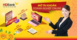 Giao dịch mọi lúc mọi nơi với tài khoản doanh nghiệp online của HDBank