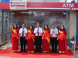 Agribank Bến Tre: Khai trương điểm giao dịch ngân hàng tự động AutoBank CDM đầu tiên