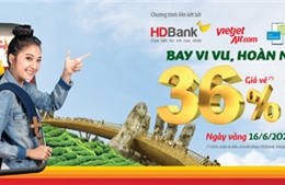 “Thanh toán ngay – Hoàn tiền bay” cùng HDBank