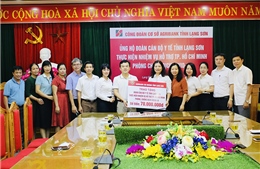 Agribank Lạng Sơn đã trao hơn 2 tỷ đồng  phòng, chống dịch COVID-19 