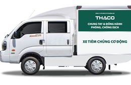 THACO trao tặng Hà Nội 300.000 kit test nhanh và 30 xe cứu thương