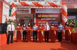 Agribank Chi nhánh 3 khai trương máy gửi rút tiền tự động AutoBank CDM
