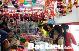 Nhộn nhịp thị trường Giáng sinh tại Bạc Liêu