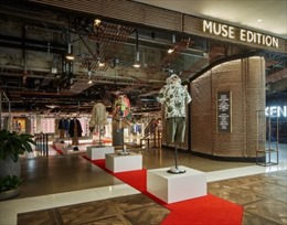MUSE EDITION ở K11 MUSEA (Hồng Kông) tập hợp nhiều thương hiệu thời trang nổi tiếng thế giới
