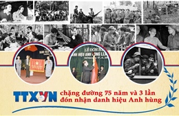 TTXVN - chặng đường 75 năm và 3 lần đón nhận danh hiệu Anh hùng