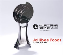 Jollibee Foods Group được nhận giải thưởng danh giá  Exceptional Workplace của Gallup và Forbes