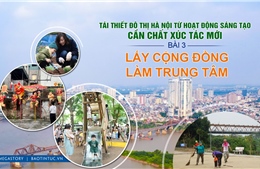 Tái thiết đô thị Hà Nội từ hoạt động sáng tạo, cần chất xúc tác mới - Bài 3: Lấy cộng đồng làm trung tâm