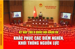 Kỳ họp thứ 8 Quốc hội khoá XV: Khắc phục các điểm nghẽn, khơi thông nguồn lực