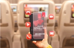Emirates nâng tầm kết nối với Wi-Fi Starlink trên máy bay A380