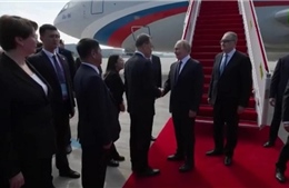 Video Tổng thống Putin đến Trung Quốc dự lễ kỷ niệm Ngày Chiến thắng