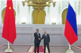 Video Chủ tịch Trung Quốc đến Điện Kremlin hội đàm với Tổng thống Putin