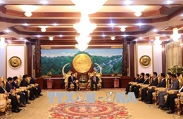 Lãnh đạo Lào đánh giá cao kết quả hợp tác hệ thống tòa án Việt - Lào 