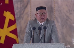Chủ tịch Triều Tiên Kim Jong-un có bài phát biểu hiếm hoi trong lễ duyệt binh mừng ngày thành lập đảng