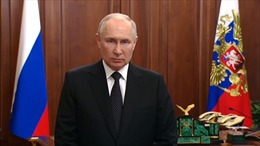 Tổng thống Nga tuyên bố sẽ trừng phạt những người phản quốc, nổi loạn vũ trang