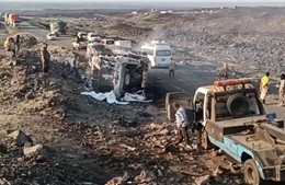 Tai nạn đường bộ tại miền Nam Yemen, ít nhất 34 người thiệt mạng
