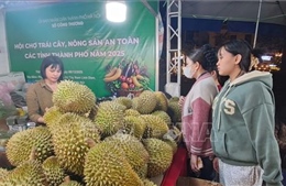 Hà Nội khai mạc Hội chợ trái cây, nông sản an toàn 2025