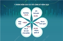 Bảy tháng năm 2024: Kinh tế Việt Nam duy trì xu hướng tích cực