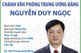 Bí thư Trung ương Đảng, Chánh Văn phòng Trung ương Đảng Nguyễn Duy Ngọc