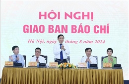 Hội nghị Giao ban báo chí tuần 4, tháng 8/2024