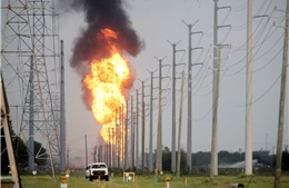 Mỹ: Nổ đường ống dẫn khí gây cháy kéo dài tại bang Texas  