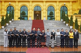 Chủ tịch nước Lương Cường tiếp Đại sứ, Đại biện các nước ASEAN và Timor - Leste