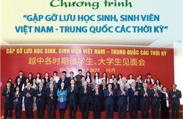 Chương trình &#39;Gặp gỡ lưu học sinh, sinh viên Việt Nam - Trung Quốc các thời kỳ&#39;