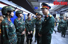 Bảo đảm điều kiện tốt nhất trên các chuyến tàu đưa lực lượng diễu binh, diễu hành vào Nam