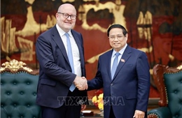 Thủ tướng Phạm Minh Chính tiếp Chánh án và đoàn đại biểu Tòa án quốc tế về Luật biển