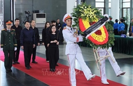 Đoàn Thông tấn xã Việt Nam vào viếng nguyên Chủ tịch nước Trần Đức Lương