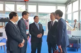 Thủ tướng Phạm Minh Chính gặp Phó Chủ tịch Trung Quốc Hàn Chính