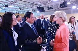 Thủ tướng Phạm Minh Chính gặp các Lãnh đạo Liên minh châu Âu