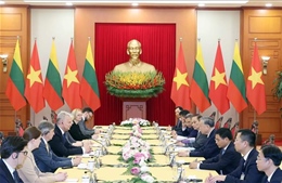 Tổng Bí thư Tô Lâm hội kiến Tổng thống Cộng hòa Litva Gitanas Nauseda